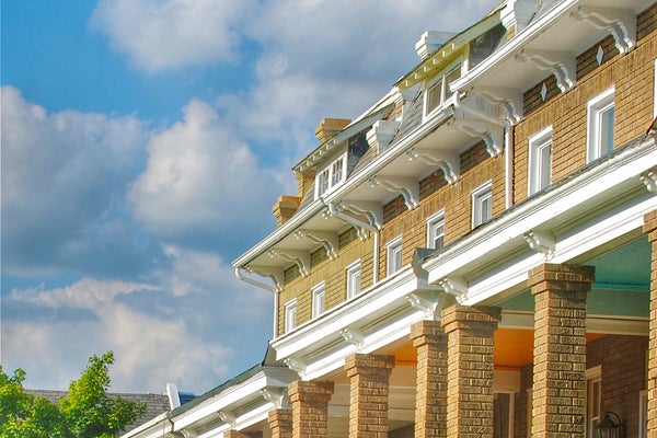 Image of row houses typical of the neighborhood of Petworth