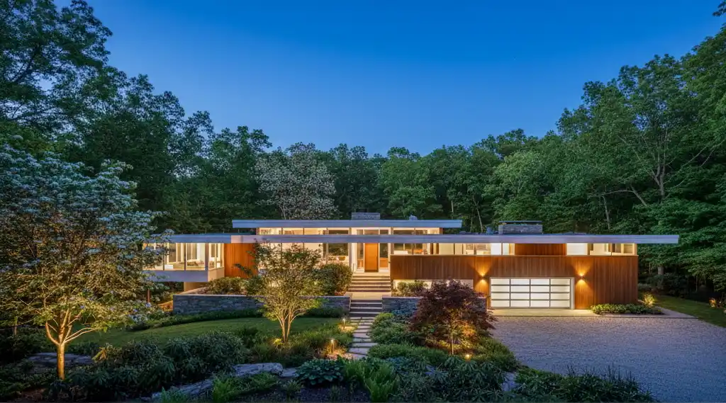 Exterior of a Contemporary Home Common in Virginia, Maryland, and Washington, DC area